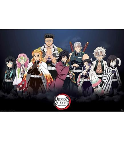 Demon Slayer Anime Poster Çerçevesiz Yüksek Kalite Anime Duvar Poster Poster Bas