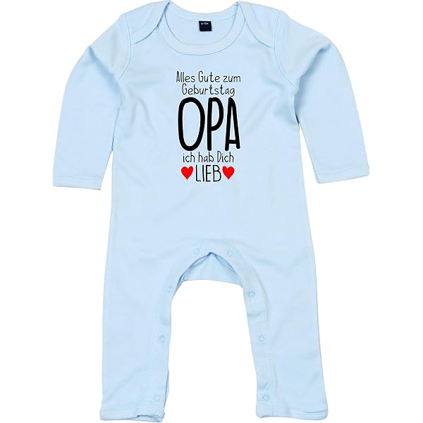Baby Schlafstrampler „Alles Gute Papa“ – Bio-Baumwolle, Mit Füßen, 0-12 Monate