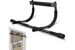 FK Sports Pull Up Bar Doorway & Chin Up Bar for Upper Body Training - No Drilling or Screws - Arms, Back and Core Strength Training - Home Pull-Up Bars for Indoor