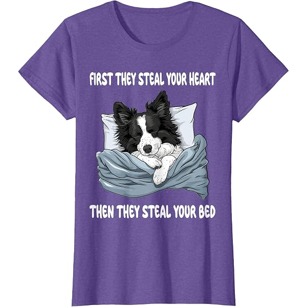 T-Shirt Personalizzata Mamma Del Border Collie - Fashwork, 100% Cotone, Stampa Con Nome Cane - 2