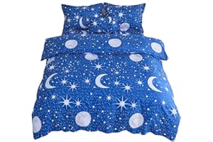 KUMY Juego de Funda Nórdica 5 Piezas: Funda nórdica,2 Fundas de Almohada, Funda de Cojín y Sábana Bajera- Estilo y Comodidad Total (Cama 150x190/200 + 240x220 + 2*(50x70) + 30x50, Candy)