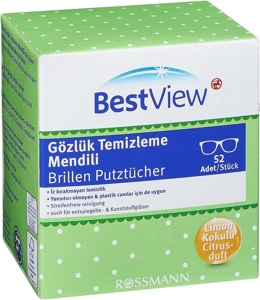 Best View Gözlük Temizleme Mendili 52 adet
