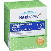 Best View G&ouml;zl&uuml;k Temizleme Mendili 52 adet
