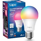 Tapo L530EA WiFi Smart Bulb 8.7W 806LM Energy Saving E27 | Dimmable. 16M Colours. Schedules and Timer. No Hub Required. Away