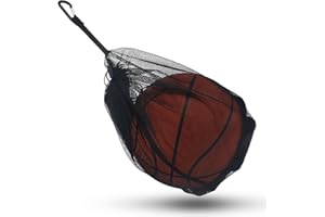 Classicseali Ball Bag,Basketball Bag with Zipper Pocket Mesh Carry Bags,Foot Ball Bags for Balls,Basketball,Volleyball,and Football,Fits All Backpacks,Durable and Lightweight (Black)