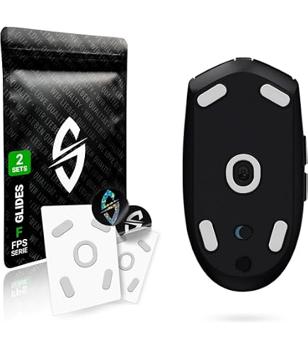 Pattes De Souris Corepad Skatez Pro Pour Logitech G Pro Wireless (GPW) - 100% PTFE, Bords Arrondis - Lot De 2