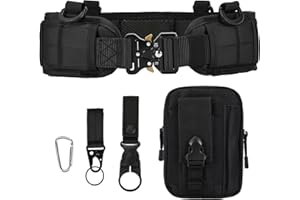 LUUFAN Tactical Belt Security Militär Molle Gürtel Heavy Duty einstellbar mit freiem Gurt für Aktivitäten im Freien