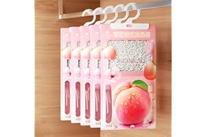 AHYDFSR 5 Pack x 100g Deumidificatori Armadio, Buste deumidificatore da Appendere con profumo, Set Anti-Muffa Sacchetti Deumidificanti, per Eliminare Assorbire Umidità, per Seminterrati, Armadi, Lavanderie