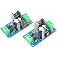 NOYITO Three Terminal Voltage Regulator Module LM7805 LM7806 LM7809 LM7812 DC or AC to DC 6V 9V 12V Output 1.2A Max Power Supply Module Terminal and 5x2 Pins Output （Pack of 2） (LM7806 DC6V)