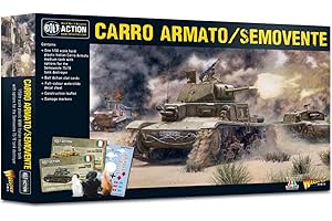 WARLORD GAMES WarLord Bolt Action Carro Armato/Semovente Tank 1:56 Miniature da tavolo - Set di soldati della Seconda Guerra Mondiale in miniatura in plastica verniciabile, da tavolo non verniciato, minifigure