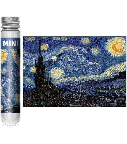 Mini Puzzle Da 150 Pezzi Per Adulti - Puzzle Portatile In Tubo, Con Area Per Scrivere Messaggi, Design Cielo Stellato