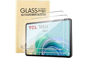 KUSINHOKA Protector de Pantalla para TCL Tab 11 Gen2 10.95 Pulgadas, [2 Pack] Cristal Templado Película Anti-arañazos, Alta Dureza, Sin Burbujas, HD Clear Vidrio Templado Tablet Protector