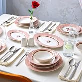 Aryıldız Jardin Pembe 30 Par&ccedil;a 6 Kişilik Yemek Takımı