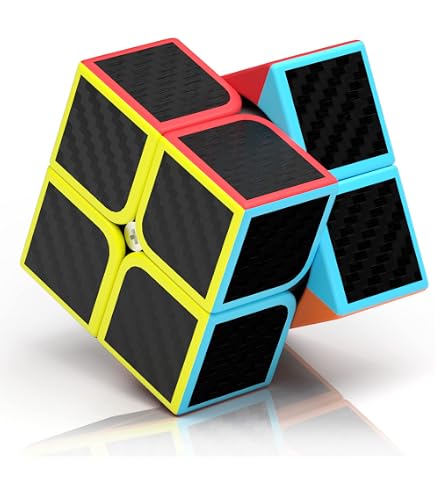 Vdealen Ensemble de cube magique, lot de cubes puzzle 2x2x2 3x3x3 4x4x4 pyramide sans autocollant macaron, cadeau de fête d'anniversaire, Noël, pour enfants, adolescents, adultes
