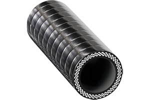 SILICONE HOSE UK 70mm ID - Black Silicone Straight Coupler Hose 100mm (4 Inch) Long Reinforced Turbo Intercooler Intake Piping Industrial Hydraulic Hose