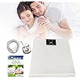 Grounding Mat Earthing UK, Grounding Bed Sheet with 10% Silver Fiber & 90% Organic Cotton, Natural Wellness and Healthy Earth Energy Mat (99X203CM)