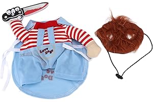 LIZEALUCKY Cane Cosplay Costume Cosplay Costume Divertente Vestiti per Cucciolo Cani di Taglia Media Halloween Dress-up(M)