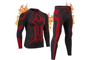 MeetHoo Bielizna termiczna męska - Zestaw warstw podstawy Mężczyźni