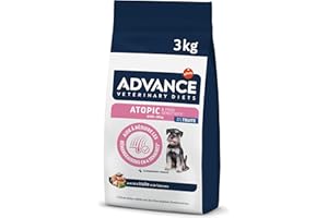 AFFINITY ADVANCE VETERINARY DIETS Advance Veterinary Diets Atopic, Croquettes pour Chiens Mini pour Les Chiens souffrant de Dermatite, 3kg