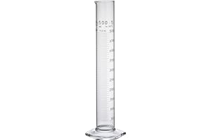 neoLab E-1268 Measuring cylinder, tall form, hexagon base, Boro class B, 500 mL