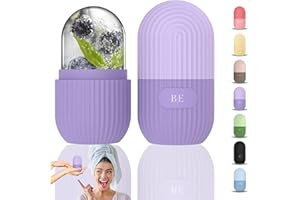 BEGOÑA ECHEGOYEN B-E ® Ice Roller | Rodillo Facial Hielo Silicona | Ice Roller Facial | Hielo Para la Cara Reutilizable | Skin Roller para Ojeras, Arrugas y Elasticidad (Violeta)