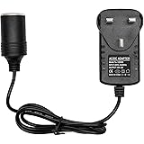 RMFC Car Power Inverters 240V 2A AC Mains to 12V DC Car Converter Socket Voltage Converter Power Adapter UK Plug Household Ci