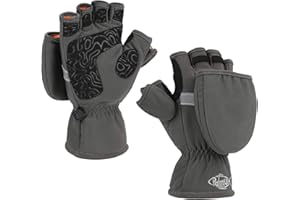 Palmyth Handschuhe zum Eisangeln, wandelbare Fäustlinge, fingerloser Fausthandschuh mit Thinsulate 3M, warm für kaltes Wetter und Winter, Männer und Frauen