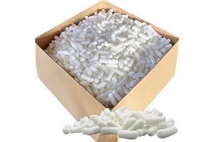 SCHOTT PACKAGING 1.5 Cubic ft LOOSE FILL Biodegradable EcoFlo Packing Peanuts - Protective Postal Mailing Packing Void Fill Packaging Foam Loose Fill Packing Chips - Polystyrene Packaging Alternative