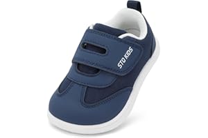 STQ KIDS Barfußschuhe Kinder Weit Zehenraum Leicht Lauflernschuhe Baby Turnschuhe Jungen Mädchen Sneaker Hallenschuhe Draußen 21-29 EU
