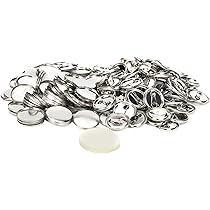 Kit 100 Broches Rondes Vierges 32 Mm - Couvercles, Broches, Entretoises, Pour Créer Badges Personnalisés DIY