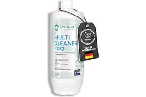 ‎SYNBIOTIC SHIELD Multicleaner Pro Probiotic All-Purpose Cleaner Concentrate 1 L - Cleaning with Good Bacteria - Enzyme Cleaner Against Odour Stains - All Cleaner for Floor, Toilet, Bathroom, Kitchen Gentle on
