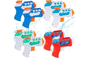 DEKUKAR 8 PACK Water Pistol for Kids, Small Mini Water Guns Water Squirt Gun, Outdoor Water Fighting Play Toy Summer Swimming Pool Beach for Boys Girls Toys, Training Toys for pets
