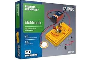 FRANZIS 65272 – inlärningspaket elektronik – snabbstartsstart till elektroniken – 50 spännande experiment – rekommenderas frå