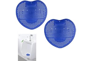 GNAUMORE Urinalsieb,Urinalsieb mit Duft Urinal Stein, Pissoir-Einsatz,Duftendes Urinalsieb,Spritzschutz Geruchsschutz für Toiletten im Badezimmerbüro Urinalsieb,Spritzschutzmatte