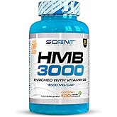 HMB 3000-3000 mg de HMB suplemento capsulas con Vitamina B6 - HMB capsulas - HMB Puro - Suplemento HMB - 120 cápsulas veganas