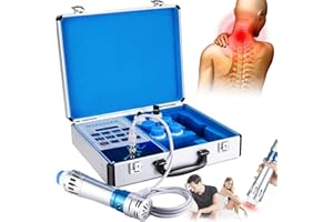 ACDBDYW ed Macchina per Terapia ad Onde d'urto, Macchina Portatile per Terapia ad Onde d'urto per il Trattamento della disfunzione erettile ed e alleviare il Dolore Muscolare Massaggiatore