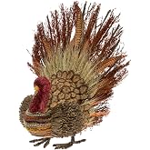 Boston International Sonbahar Sonbahar Hasatı Ş&uuml;kran G&uuml;n&uuml; Masa &Uuml;st&uuml; Hindi Fig&uuml;rin Dekorasyon, 40 cm, Lance The Twig & Feather