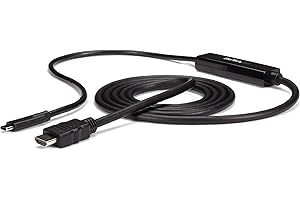 StarTech.com USB C to HDMI Cable - 3 ft / 1m - USB-C to HDMI 4K 30Hz - USB Type C to HDMI - Computer Monitor Cable (CDP2HDMM1MB)
