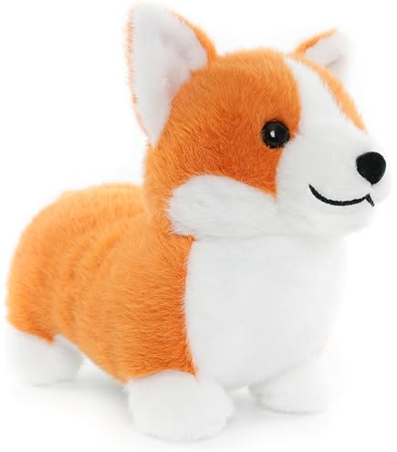 Produktbild von Kuscheltier 25cm Kuscheliger Corgi Plüsch 25cm - Super Weich & Steht Alleine, Perfekt Für Büro & Zuhause Büro Plüschtier