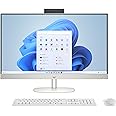 HP All-in-One Desktop 27 PC, AMD Ryzen 7 7730U, 16 GB DDR4, 1TB SSD,Dual 2W Speakers,Windows 11,MSO, Shell White, 6.72 kg, 27-cr0047in