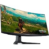 Alienware AW3423DWF 34" WQHD (3440x1440) 21:9 1800R Monitor Gaming Curvo, 165Hz, QD OLED, 0.1ms, AMD FreeSync Premium Pro, 99