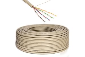 Premium X cable telefónico 4x2x0,6 mm J-Y (ST) Y Cable de instalación redondo de 50 m línea telefónica 8 cables