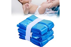 S.F.PACHIRA 6er Pack Windeleimer Nachfüllkassetten, Geruchsdichte Nachfüllfolie, Recycelbare Nachfüllbeutel, Für Bis zu 290 Windeln (Blau, 4.5m)