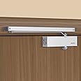 Plantex Automatic Aluminium Soft Door Closer with Double Speed for Heavy Door/Hydraulic Pelmet Arm Door Closer for Hotel-Home-Office (ISO 9001 Certified) (Capacity 120 Kg, Silver)