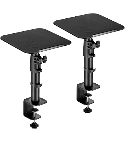 2 Aste In Acciaio Per Subwoofer 1 Metro Supporti Per Altoparlanti PA Speaker Nere On-Stage Stands - Foto 5