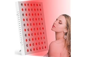 Lampada Infrarossi, Zrwuldu Lampada a Luce Rossa Combo 660nm e 850nm, 70 LED Red Light Infrarossi con Timer e Supporto, Pannello a Infrarossi per Viso, Corpo, Muscolare (Lampada Non Produce Calore)