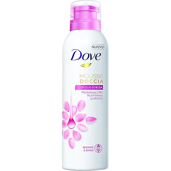 Dove Acaiöl Duschschaum 6er Pack – 6 X 200 Ml | Für Weiche Haut, Auch Zum Rasieren | Mit Acai-Öl