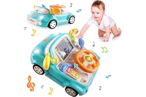 NUKDEY Latająca zabawka z dźwiękiem i światłem - interaktywna zabawka muzyczna, prezent edukacyjny dla dzieci w wieku od 3 lat