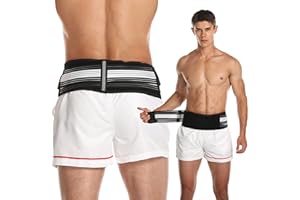 PASKYEE Cintura dell'anca sacroiliaca potenziata per donne e uomini che alleviano il dolore sciatico, pelvico, lombare e alle gambe (Plus (anca120-142cm))