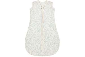 Lilian&Gema Summer Sleeping Bag Baby 0.5 Tog Baby Sleeping Bag for 12-18 Months Baby Summer Sleeping Bag Comfortable and Breathable Baby Sleeping Bag Summer 81 cm for Boys Girls Newborns Green